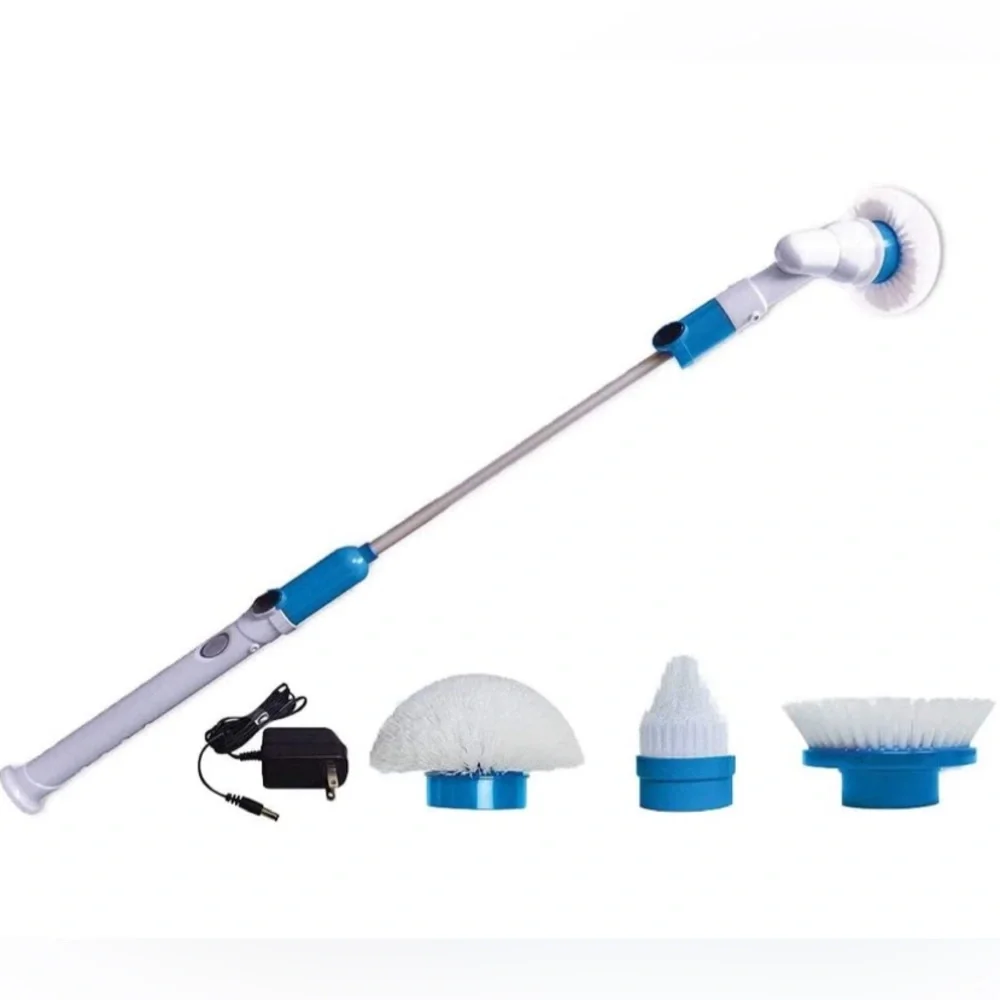 NWT Hurricane Spin Scrubber CordlessRechargeable Power Scrubber BulbHead1 Pack - Picture 2 of 11